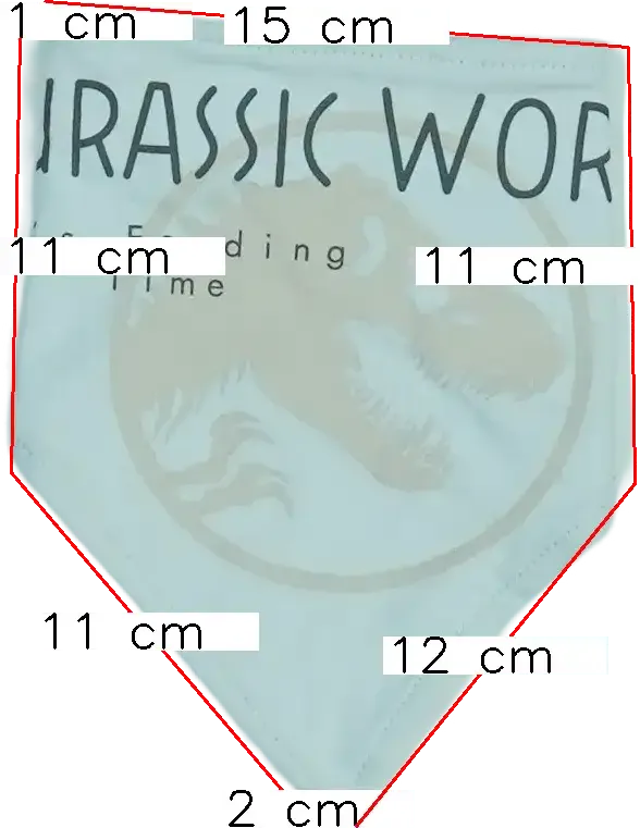 Kék Jurassic World Előke Egyméret