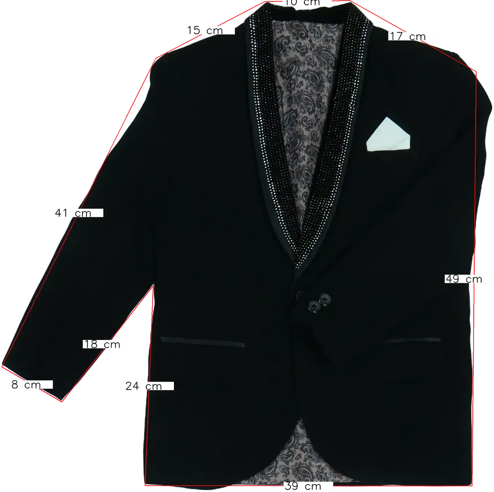 Fekete Egyéb Blézer és Zakó EU 116 / UK 6 év / US 6 év/S