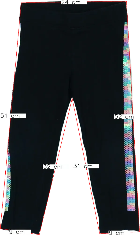 Fekete H&amp;M Leggings EU 92 / UK 2 év / US 2T