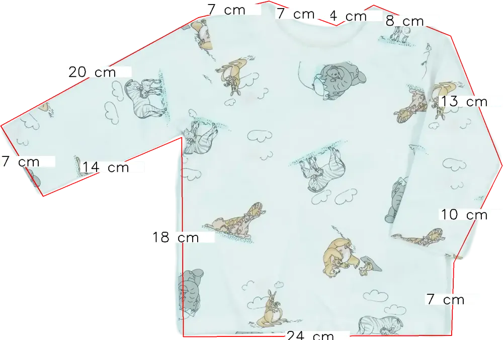 Fehér Disney Hosszú ujjú felső EU 62 / UK 0-3 hónap / US 0-3 hónap