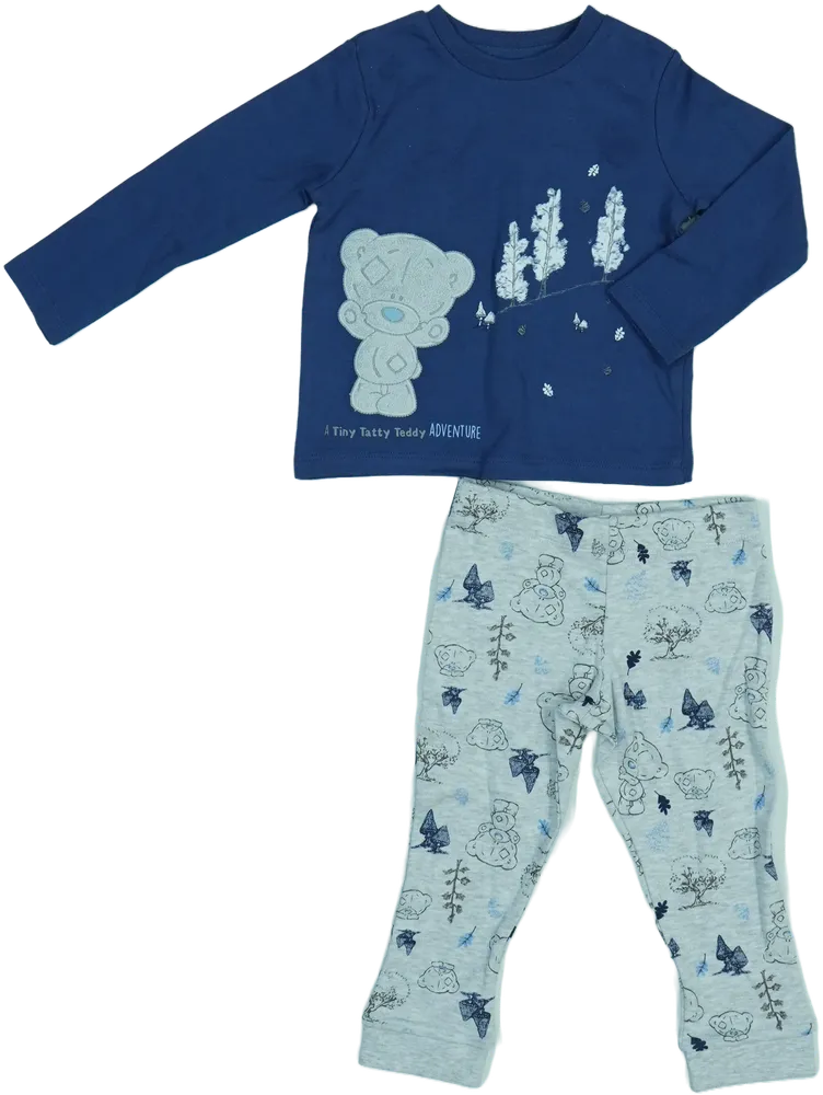Többszínű Tiny Tatty Teddy 2 részes szett - Felsőruházat és nadrág EU 86 / UK 12-18 hónap / US 18 hónap