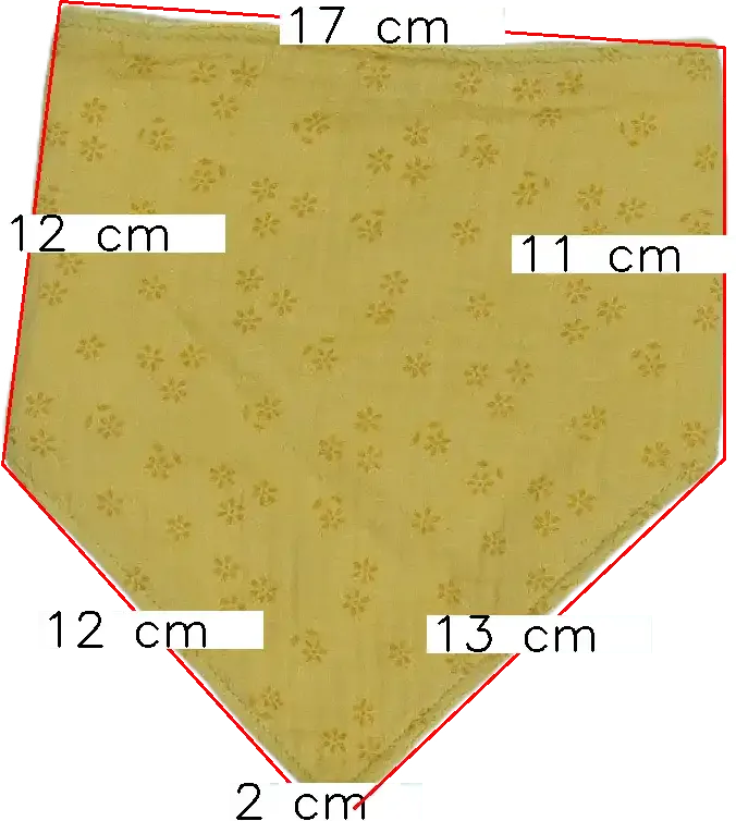 Sárga Dressy Kidz Előke Egyméret