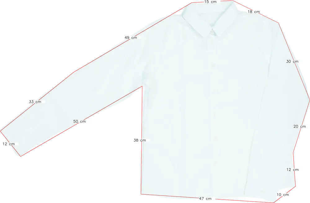 Fehér TU Ing EU 180 / UK 17-18 év / US XXL