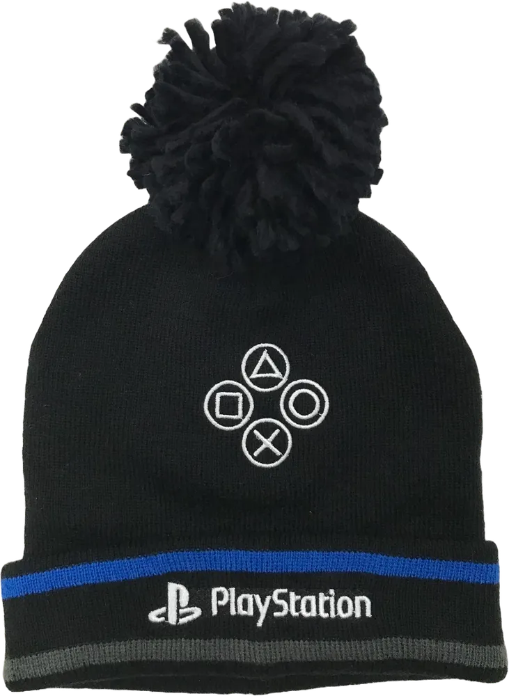 Fekete PlayStation Sapka EU 122 / UK 7 év / US 7 év/M