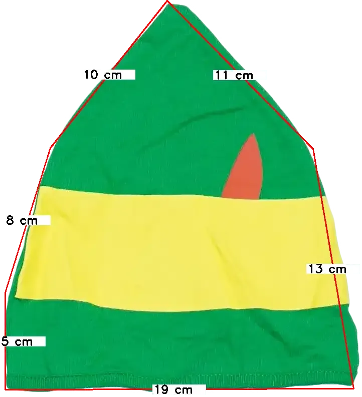 Zöld George Sapka EU 68 / UK 3-6 hónap / US 3-6 hónap