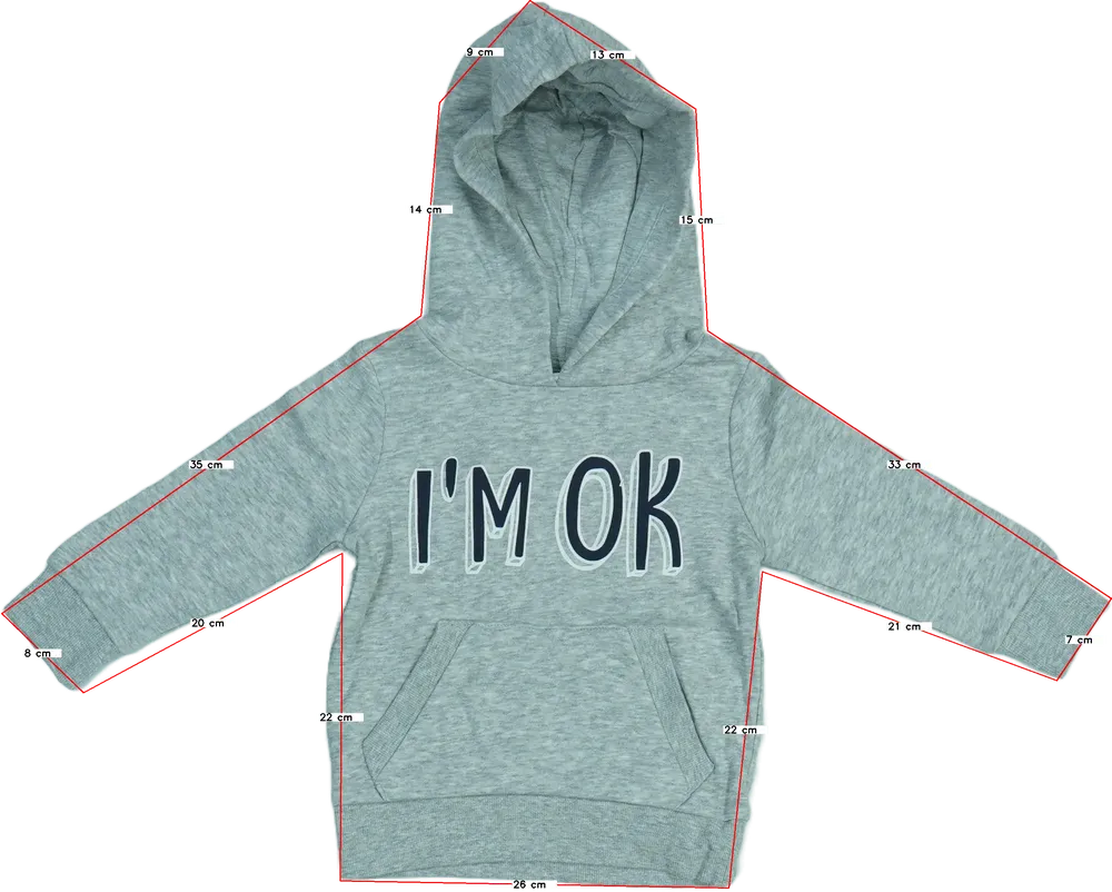 Szürke C&amp;A Kapucnis pulóver EU 116 / UK 6 év / US 6 év/S