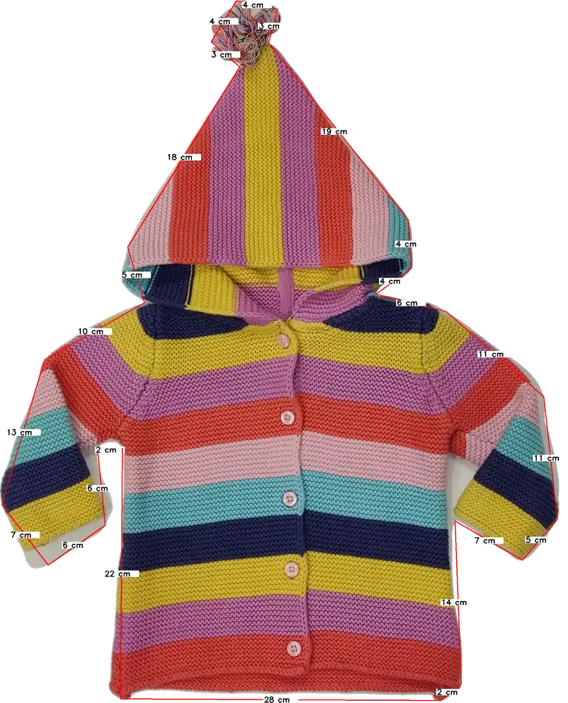 Többszínű Next Kardigán EU 80 / UK 9-12 hónap / US 12 hónap