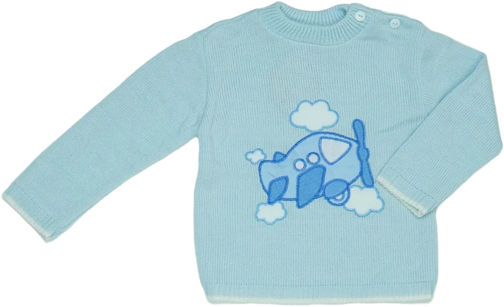 Kék Aardvark Kötött pulcsi EU 80 / UK 9-12 hónap / US 12 hónap