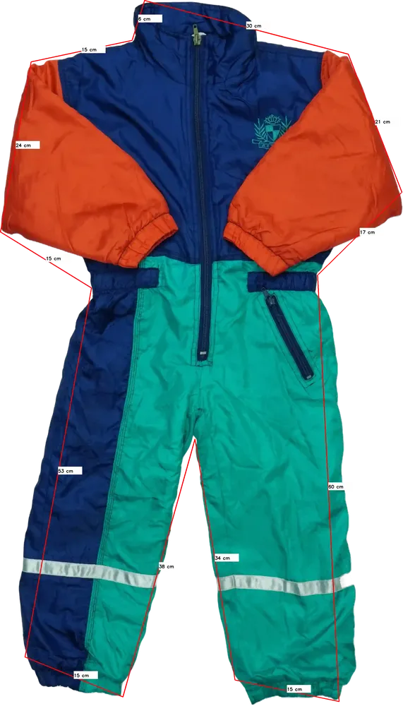 Többszínű Egyéb Síoverál EU 110 / UK 5 év / US 5 év/XS