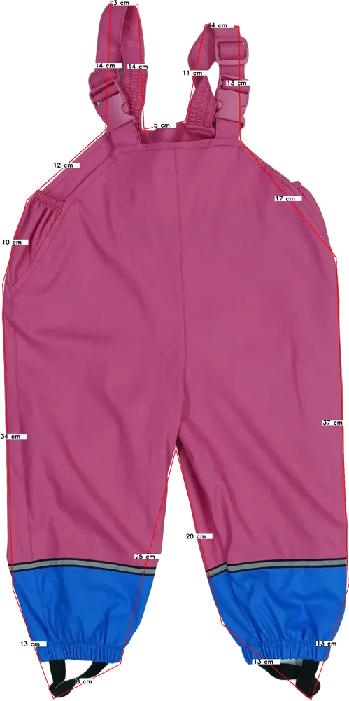 Rózsaszín X-Mail Esőnadrág EU 92 / UK 2 év / US 2T