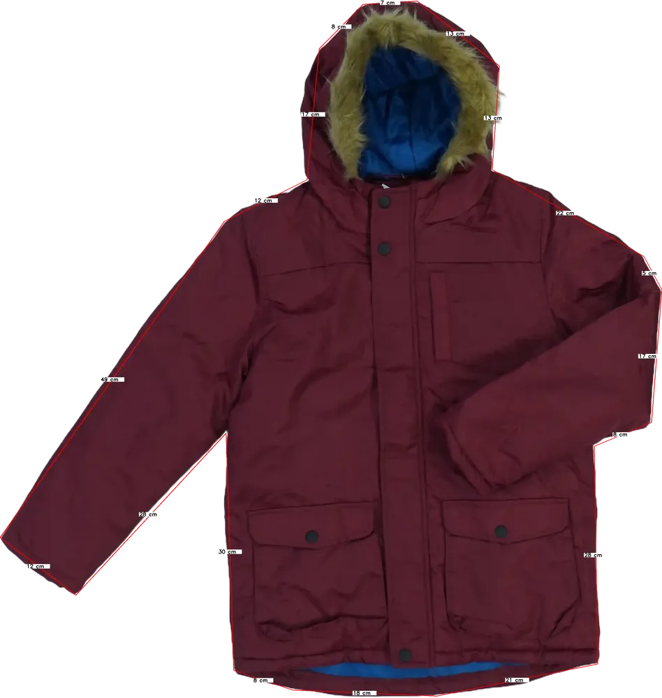 Bordó Urban Télikabát EU 110 / UK 5 év / US 5 év/XS