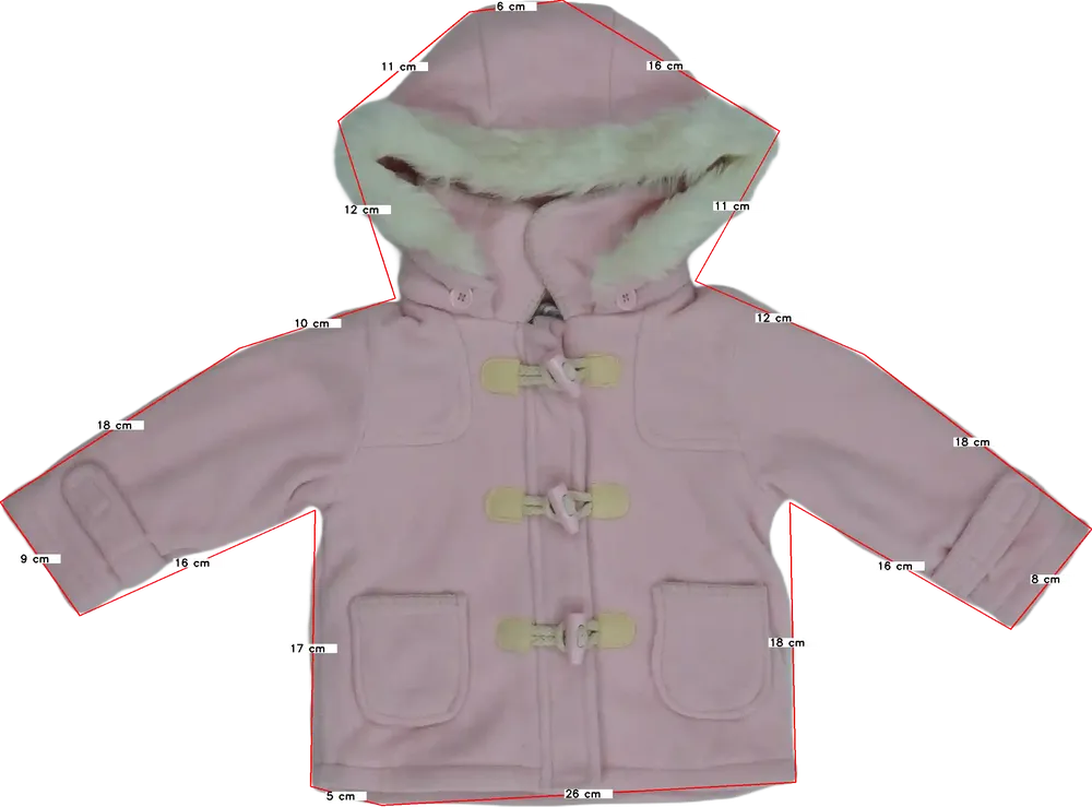 Rózsaszín Egyéb Átmeneti kabát EU 74 / UK 6-9 hónap / US 6-9 hónap