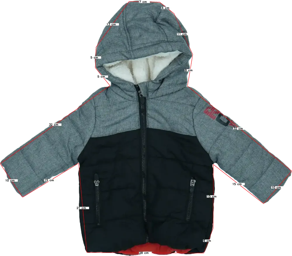 Fekete BlueZoo Télikabát EU 80 / UK 9-12 hónap / US 12 hónap