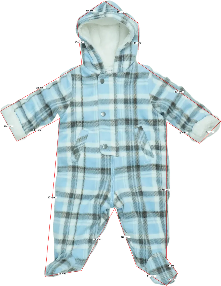 Kék Zip Zap Baby overál EU 74 / UK 6-9 hónap / US 6-9 hónap