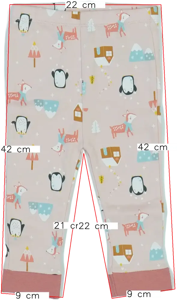 Rózsaszín Nutmeg Leggings EU 80 / UK 9-12 hónap / US 12 hónap