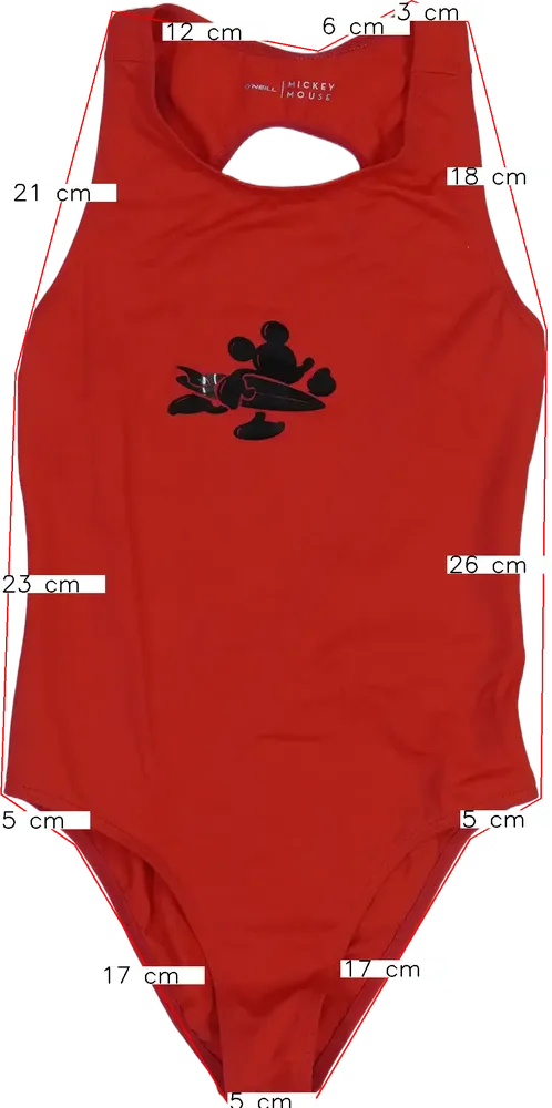 Piros Disney Fürdőruha EU 152 / UK 12 év / US 12 év/L