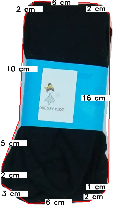 Fekete Dressy Kidz Harisnya EU 134 / UK 9 év / US 9 év/L