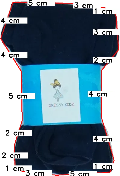 Kék Dressy Kidz Harisnya EU 140 / UK 10 év / US 10 év/L