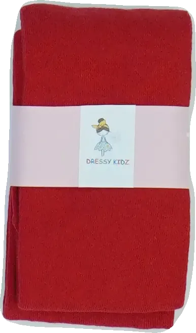 Piros Dressy Kidz Harisnya EU 128 / UK 8 év / US 8 év/M