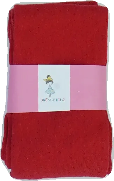 Piros Dressy Kidz Harisnya EU 128 / UK 8 év / US 8 év/M