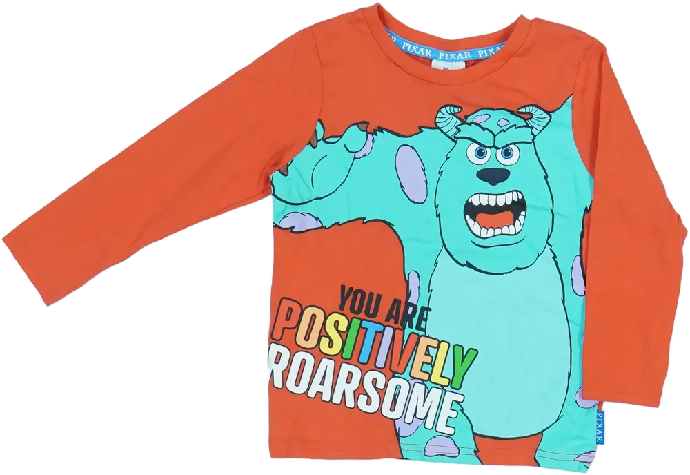 Piros Pixar Hosszú ujjú felső EU 92 / UK 2 év / US 2T