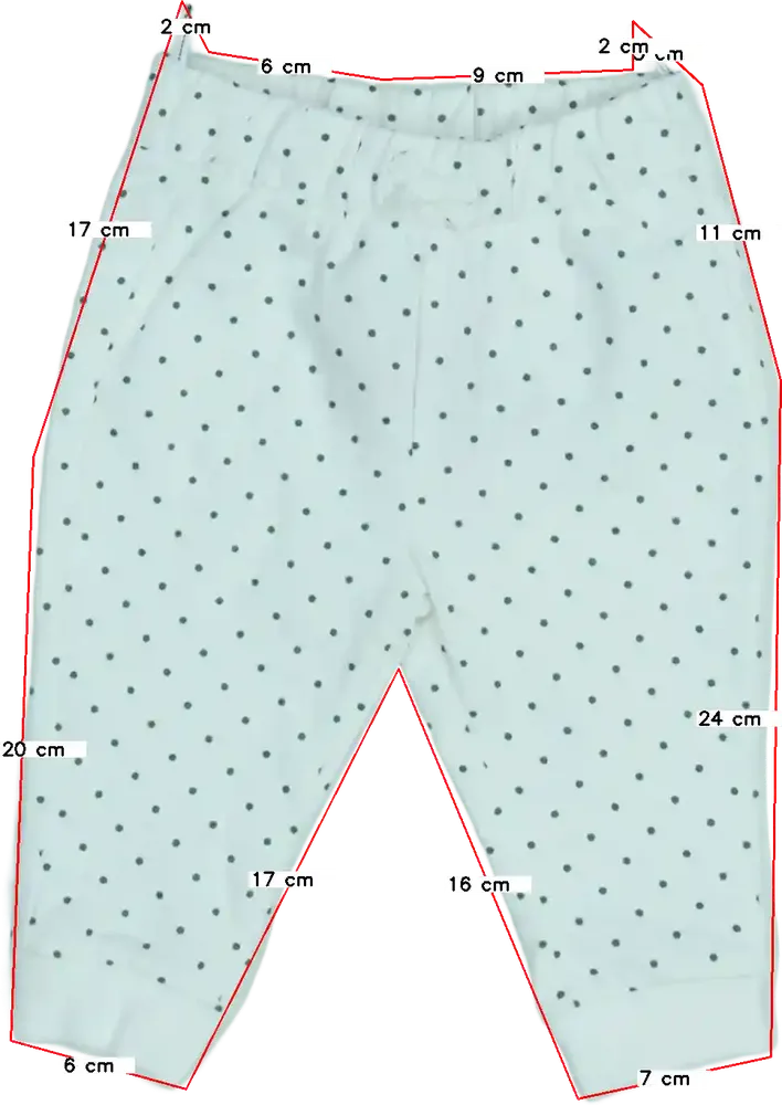 Fehér C&amp;A Melegítőnadrág EU 68 / UK 3-6 hónap / US 3-6 hónap