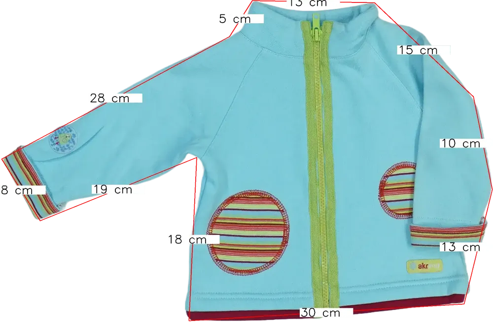 Kék AKR Baby Pulóver EU 68 / UK 3-6 hónap / US 3-6 hónap