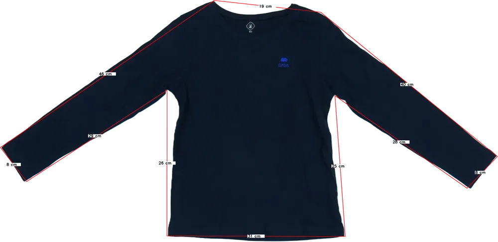 Kék Egyéb Hosszú ujjú felső EU 110 / UK 5 év / US 5 év/XS