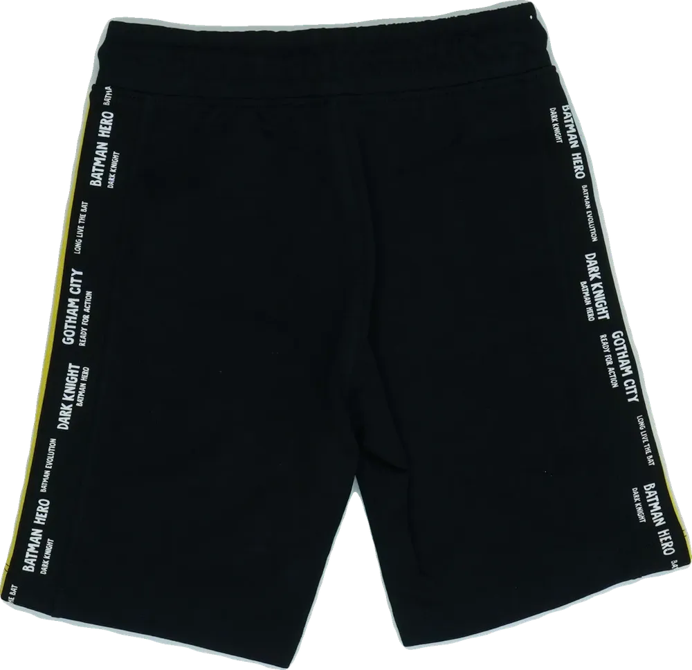 Fekete Batman Rövidnadrág EU 104 / UK 4 év / US 4T/XS
