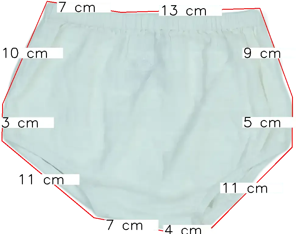 Fehér Mango Lányka / Női bugyi EU 80 / UK 9-12 hónap / US 12 hónap