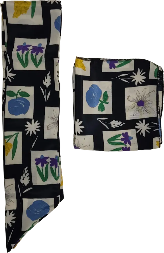 Kék Egyéb Csokornyakkendő Egyméret