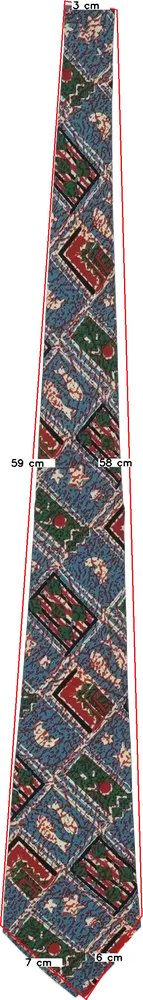 Többszínű Egyéb Nyakkendő Egyméret