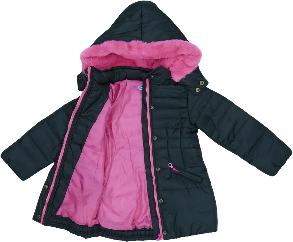 Fekete Rosalita Télikabát EU 104 / UK 4 év / US 4T/XS