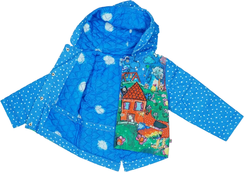Kék Rosalita Átmeneti kabát EU 104 / UK 4 év / US 4T/XS