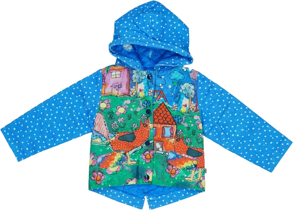 Kék Rosalita Átmeneti kabát EU 104 / UK 4 év / US 4T/XS