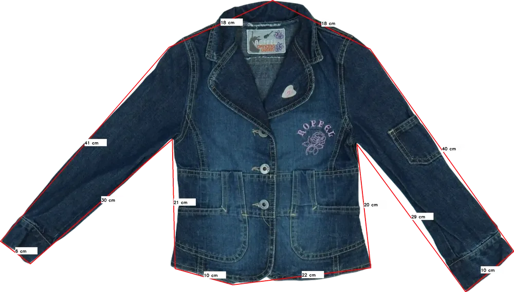 Kék Egyéb Farmerdzseki EU 98 / UK 3 év / US 3T