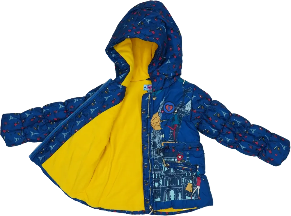 Kék Rosalita Átmeneti kabát EU 104 / UK 4 év / US 4T/XS