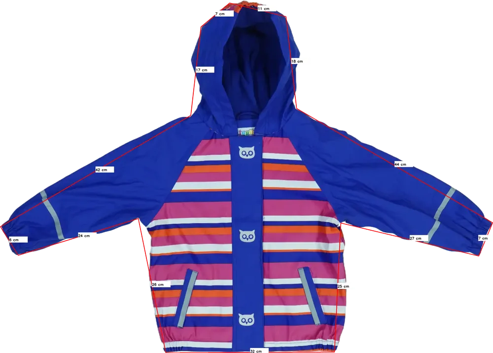 Többszínű Lupilu Esőkabát EU 104 / UK 4 év / US 4T/XS