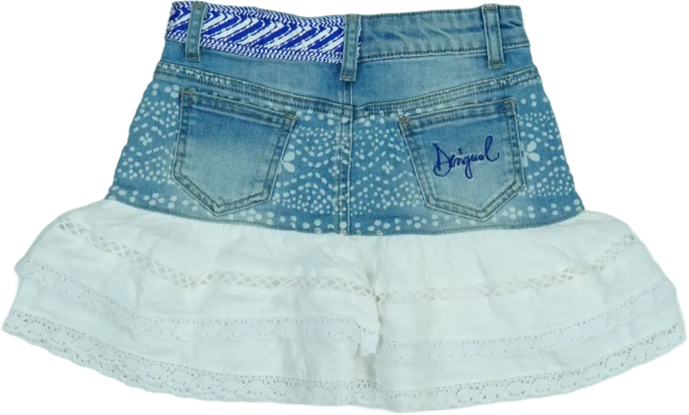 Kék Desigual Szoknya EU 104 / UK 4 év / US 4T/XS