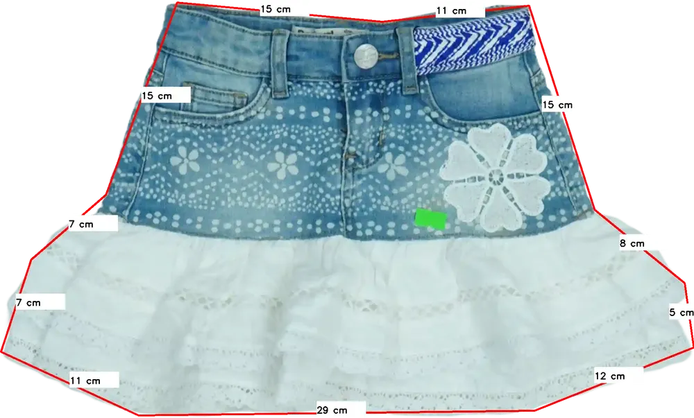 Kék Desigual Szoknya EU 104 / UK 4 év / US 4T/XS