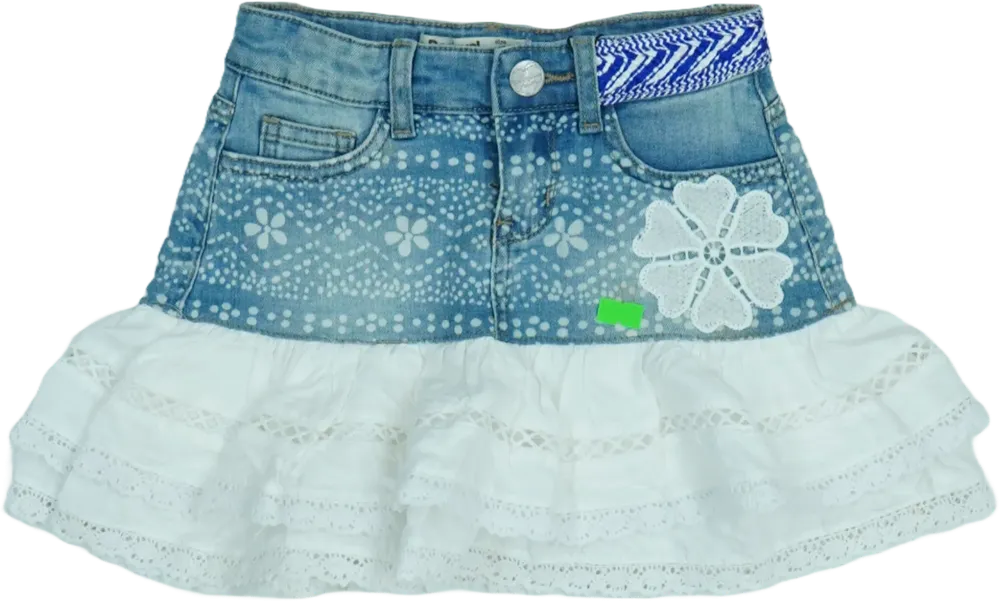 Kék Desigual Szoknya EU 104 / UK 4 év / US 4T/XS