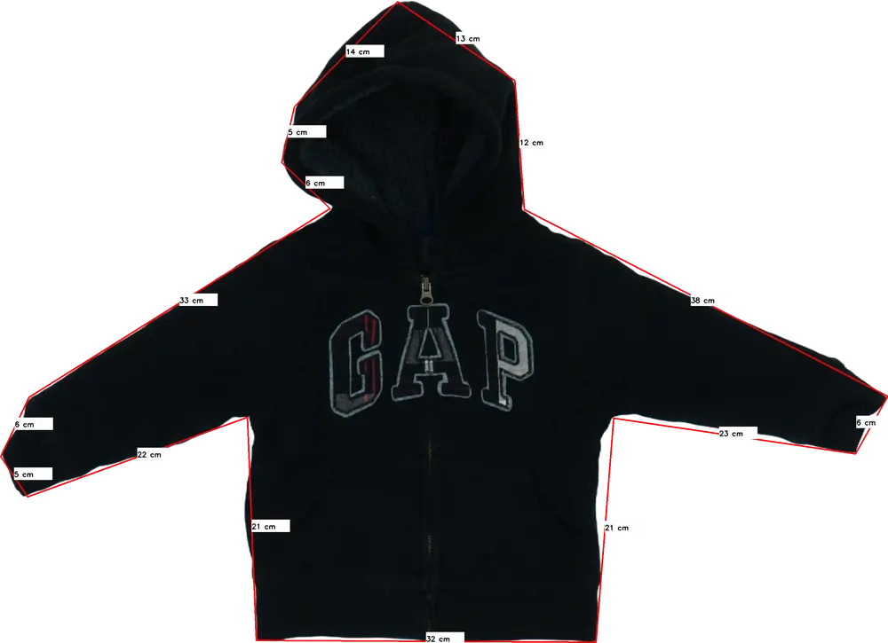 Fekete GAP Kapucnis pulóver EU 98 / UK 3 év / US 3T