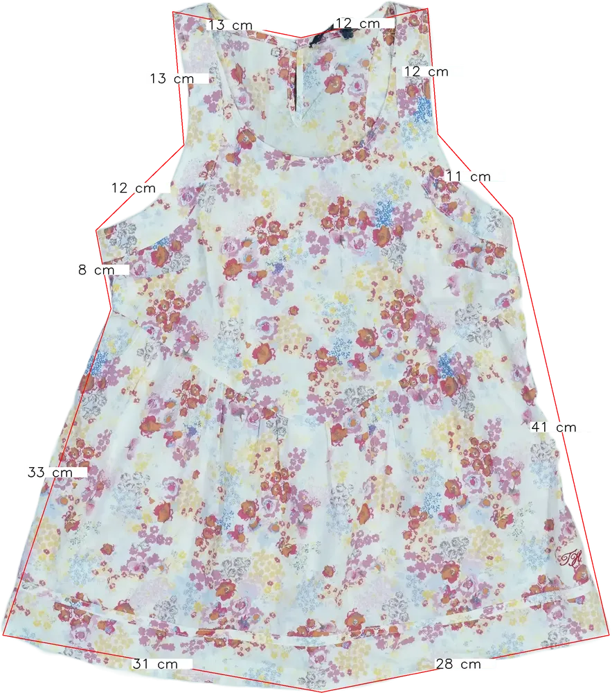 Fehér Tommy Hilfiger Tunika EU 176 / UK 16 év / US XL