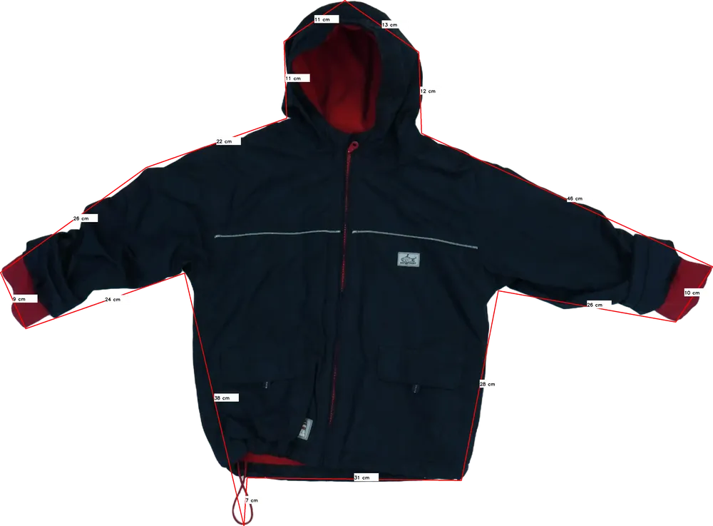 Kék Outburst Átmeneti kabát EU 104 / UK 4 év / US 4T/XS