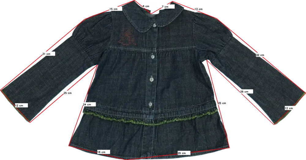 Kék Egyéb Farmerdzseki EU 98 / UK 3 év / US 3T