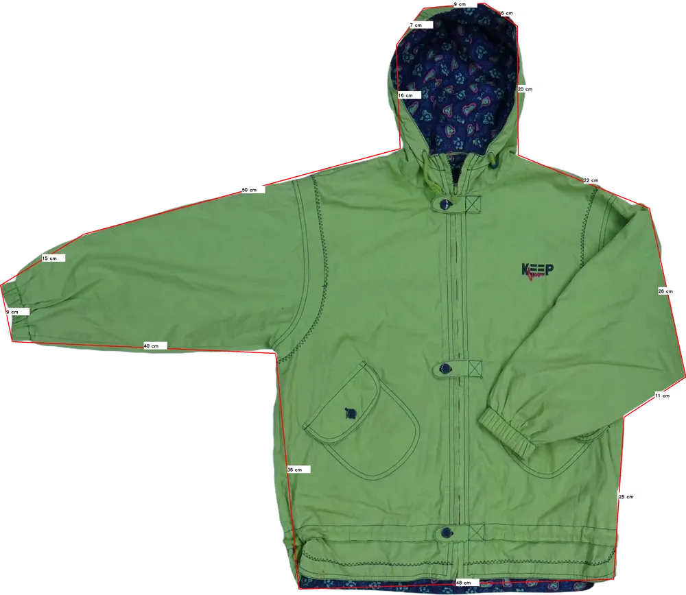 Zöld Egyéb Átmeneti kabát EU 152 / UK 12 év / US 12 év/L