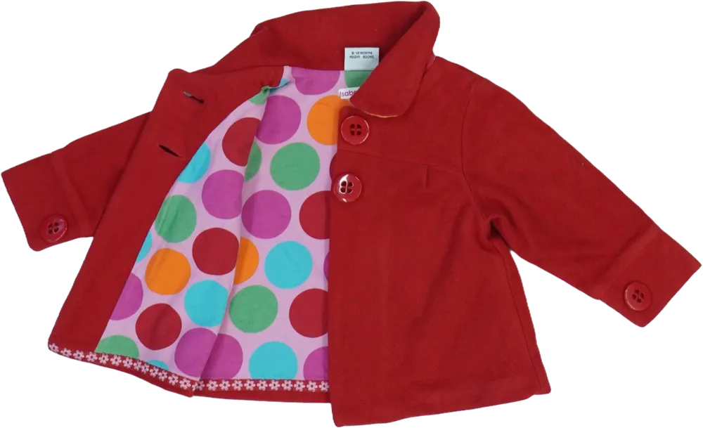 Piros Next Átmeneti kabát EU 80 / UK 9-12 hónap / US 12 hónap