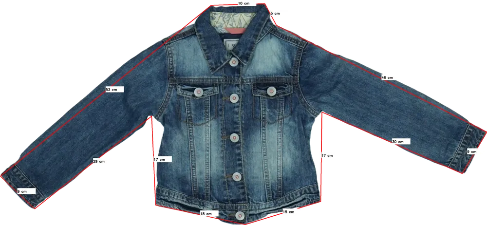 Kék Next Farmerdzseki EU 116 / UK 6 év / US 6 év/S