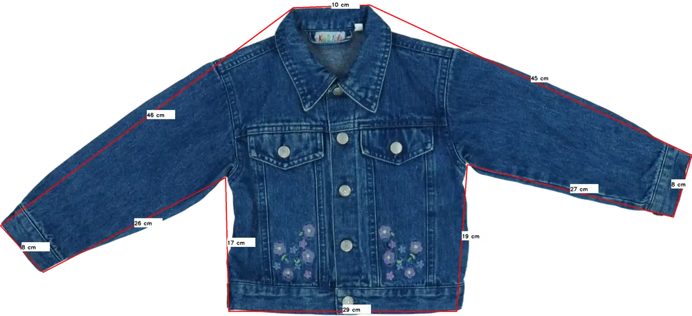 Kék Kiki&amp;Koko Farmerdzseki EU 104 / UK 4 év / US 4T/XS