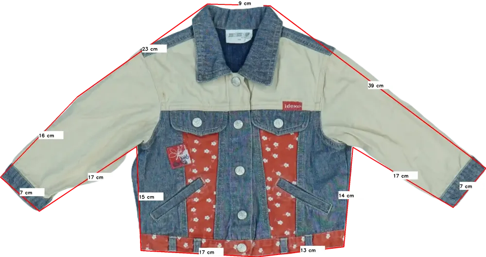 Többszínű Egyéb Farmerdzseki EU 80 / UK 9-12 hónap / US 12 hónap